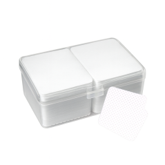 BAFI Ubrousky na manikúru bavlněné s perforací, 180 ks