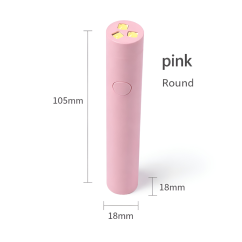 BORN PRETTY Mini lampa na nehty, růžová