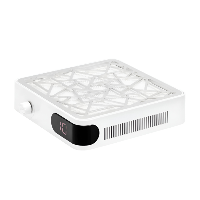 MOMO P10 Pro Aspirador profesional para uñas, blanco