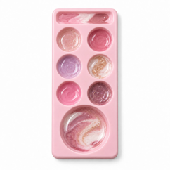 Paleta namíchání gel laků a gelů, růžová