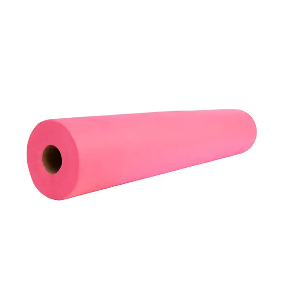 TASHA - perforované prostěradlo z netkané textilie Opti 60 cm x 50 m, tmavě růžové