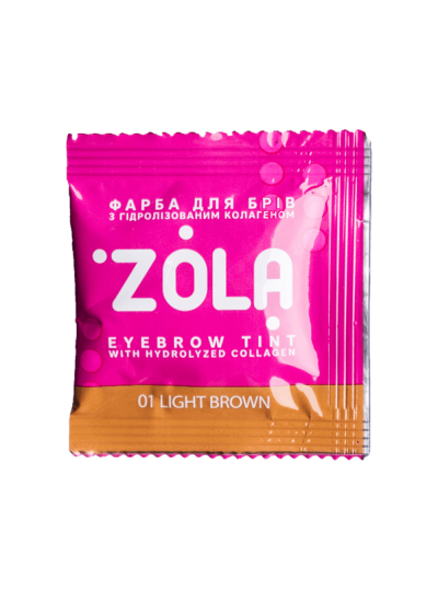 ZOLA Light brown - set de pintura + oxidante 3%, 5 ml