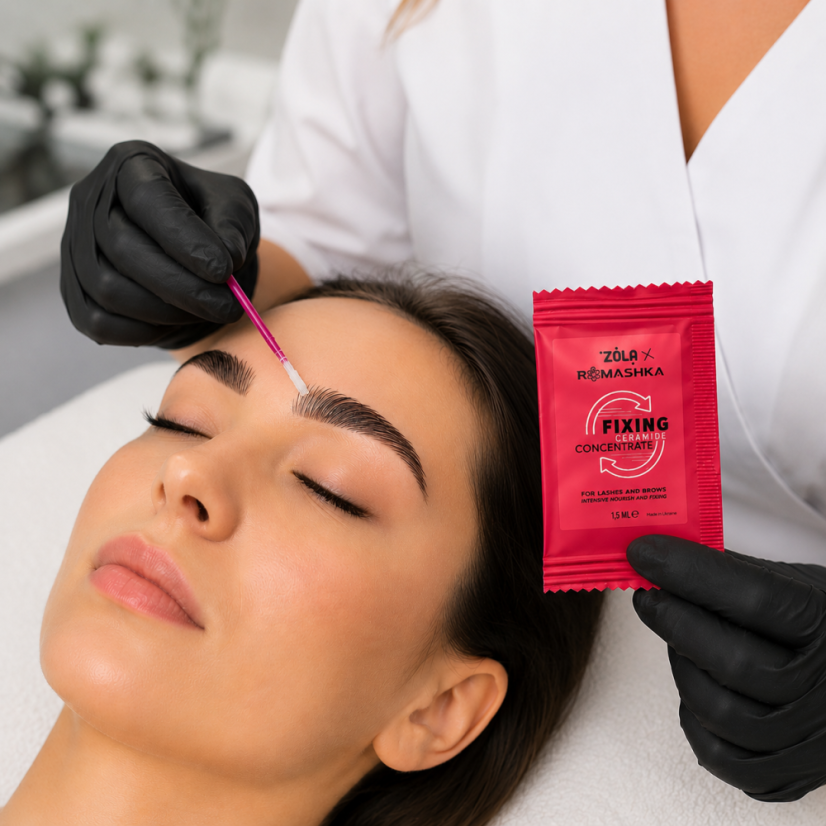 ZOLA Fixing Ceramide Concentrate Fixační koncentrát na řasy a obočí, sáček 1,5 ml