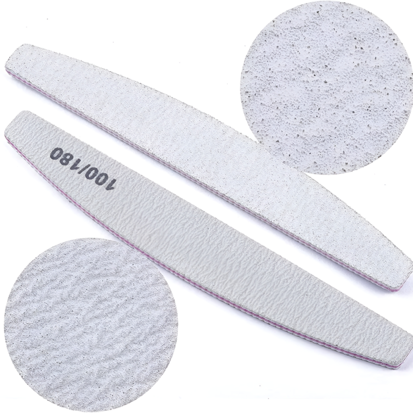 Pilník půlměsíc 100/180, sada 25  kusů