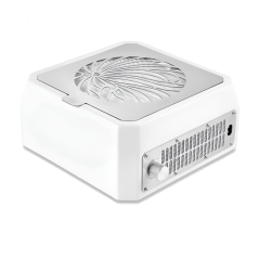 MICROSTOP Base White Stolní manikúrní odsávačka prachu, bílá