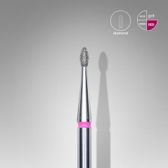 STALEKS - fréza diamantová 1,6/3,4 mm, poupě jemná
