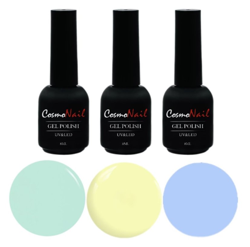 COSMONAIL - gel polish set Classic №4