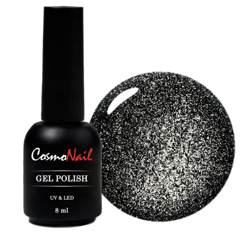 COSMONAIL gel lak Flashing Disco 21 - Anthracite, 8 ml