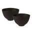 Bafi set – silicone bowl black, size S – 2 pcs.