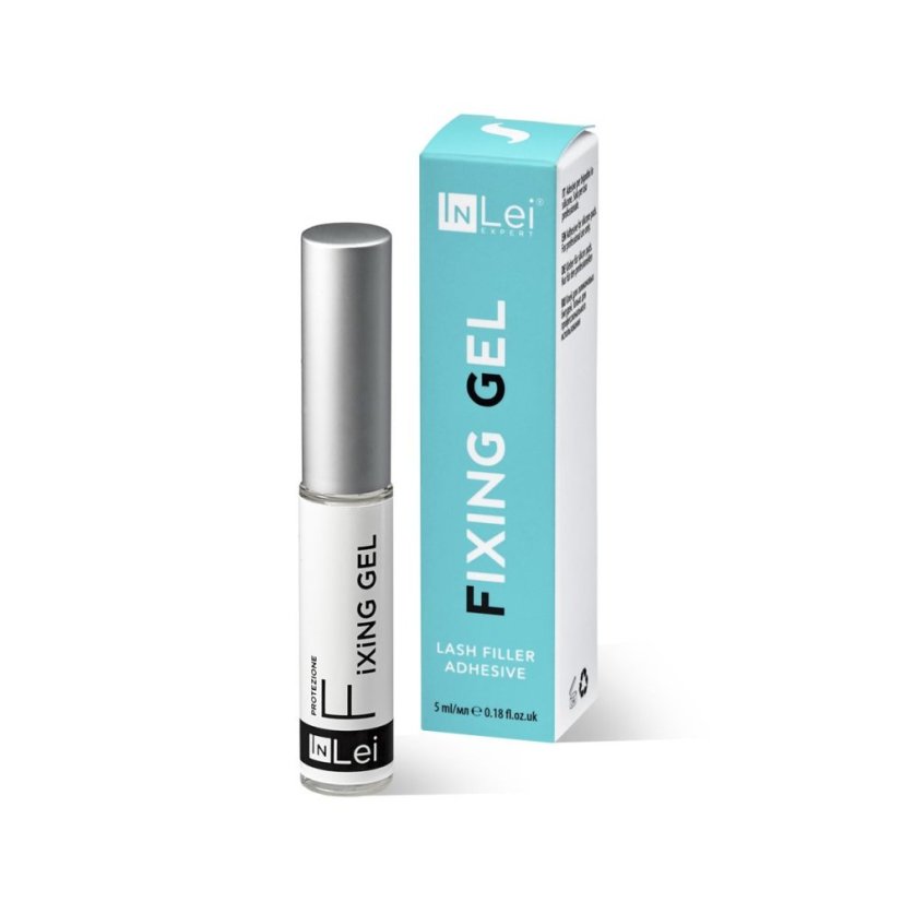 INLEI Fixing gel - pegamento soluble en agua para pestañas, 5 ml