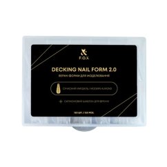 F.O.X - moldes superiores para extensiones de uñas Modern Almond, 120 uds.