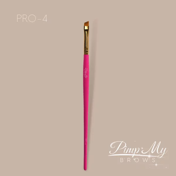 PIMP MY BROWS - štětec na obočí 4, zkosený