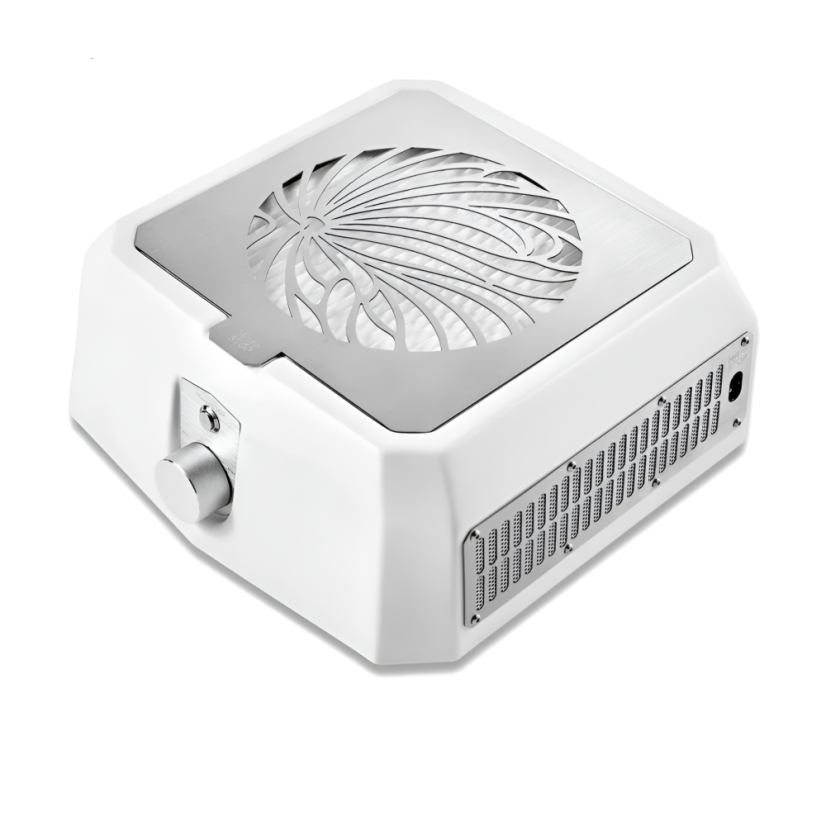 MICROSTOP Base Pro White Stolní manikúrní odsávačka prachu, bílá