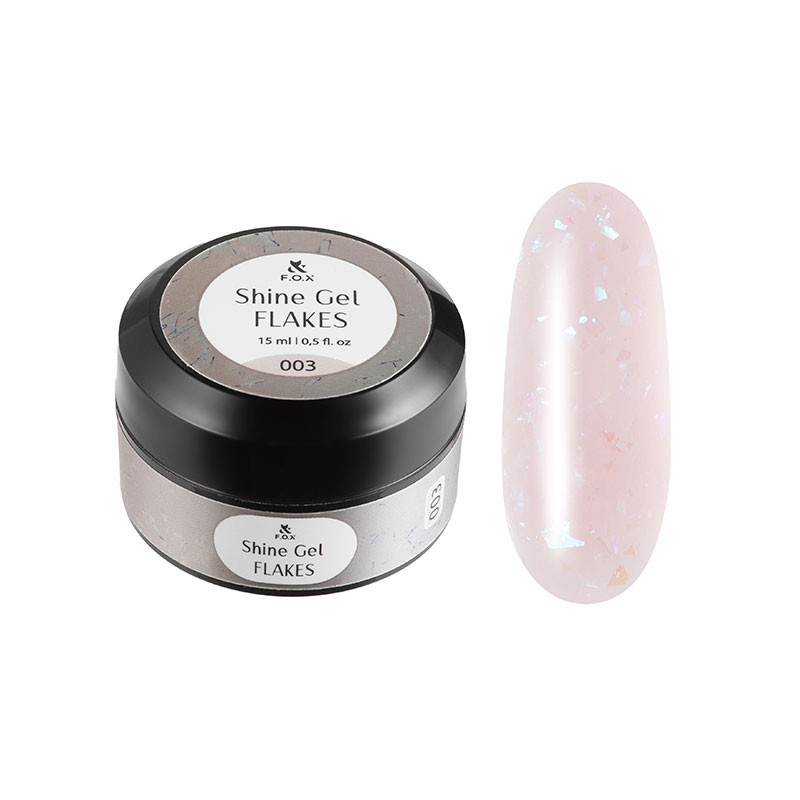 F.O.X - gel Shine Flakes 003, 15 ml