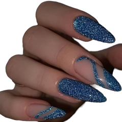 COSMONAIL Гель лак Flashing Disco 25 Sparkling Blue, 8 мл
