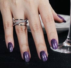 COSMONAIL Gel Polish Flashing Disco 32 Galaxy Plum, 8 ml