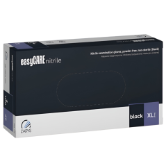 EASYCARE - нитриловые перчатки XL, черные, 100 шт