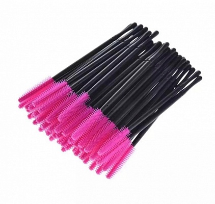 Cepillos de silicona para pestañas, 10 piezas