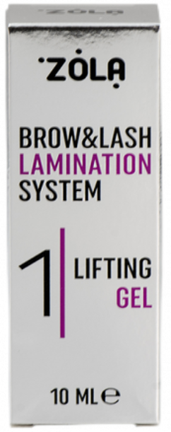 ZOLA Lifting gel 01 - laminación de pestañas y cejas, 10 ml