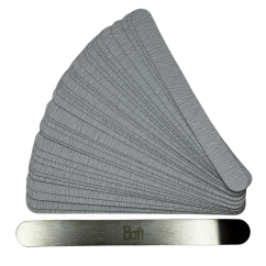 BAFI Metal base straight + BAFI Replacement sandpaper direct 240g, 25 pcs