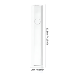 BORN PRETTY Mini lámpara de uñas X2, blanca