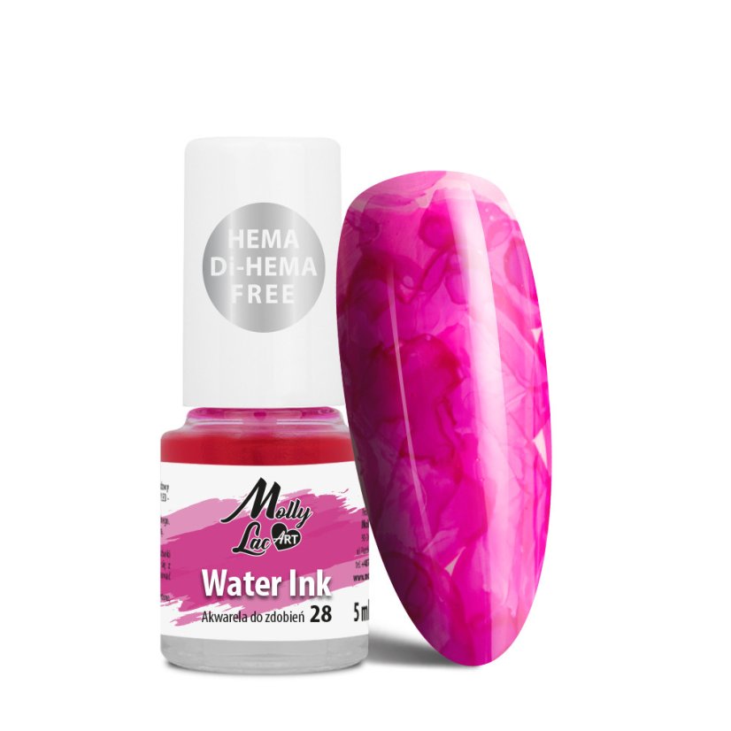 MOLLY LAC Water ink 28 - akvarelová barva na zdobení