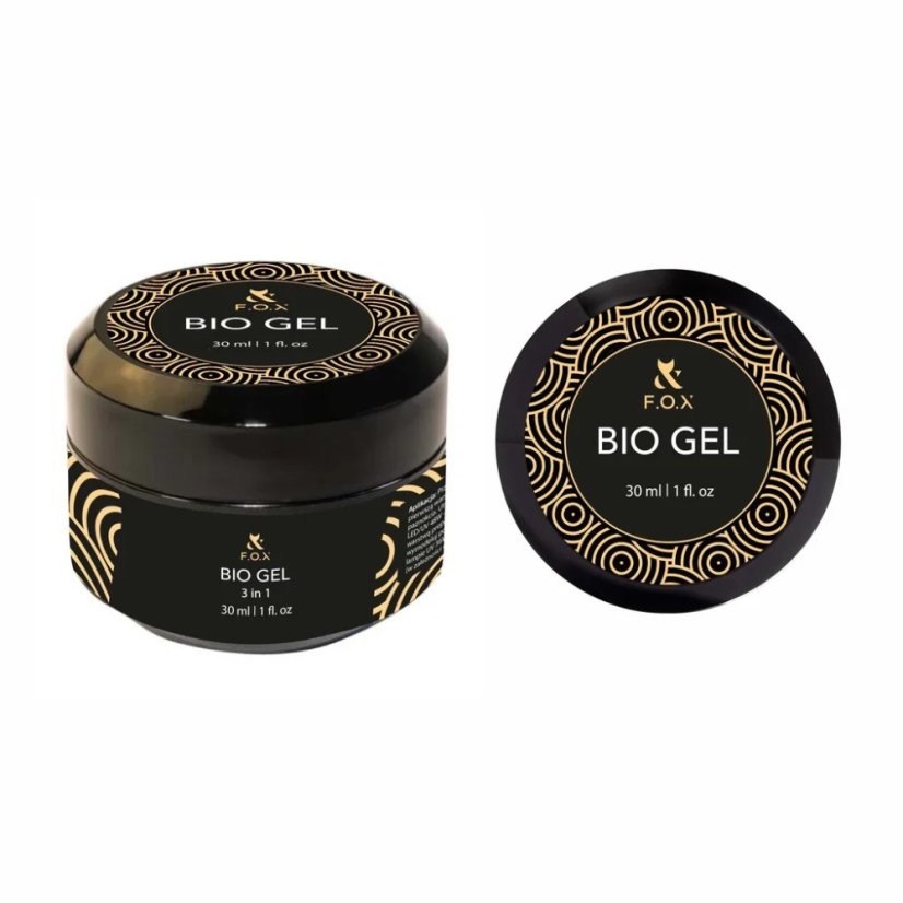 F.O.X - Bio gel 3 in 1 Base Top Builder, 30 ml