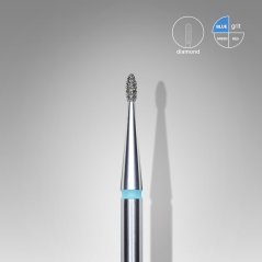 STALEKS - fréza diamantová 1,6/3,4 mm, poupě středně hrubá