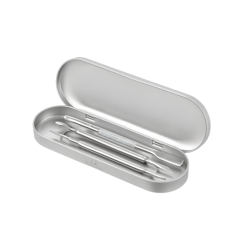 Caja metálica para cuchillas