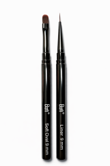 BAFI Gel Nail brush set Oval & Liner - 2 pc
