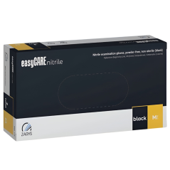 EASYCARE - нитриловые перчатки M, черные, 100 шт