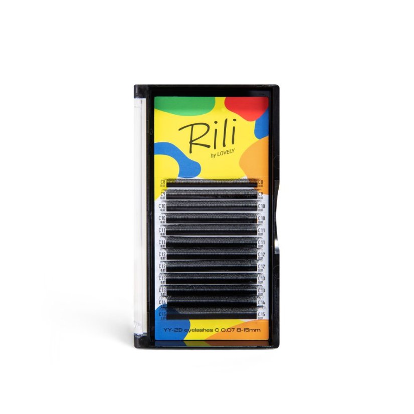 RILI  Pestañas postizas 2D L 0,07 8-15 mm