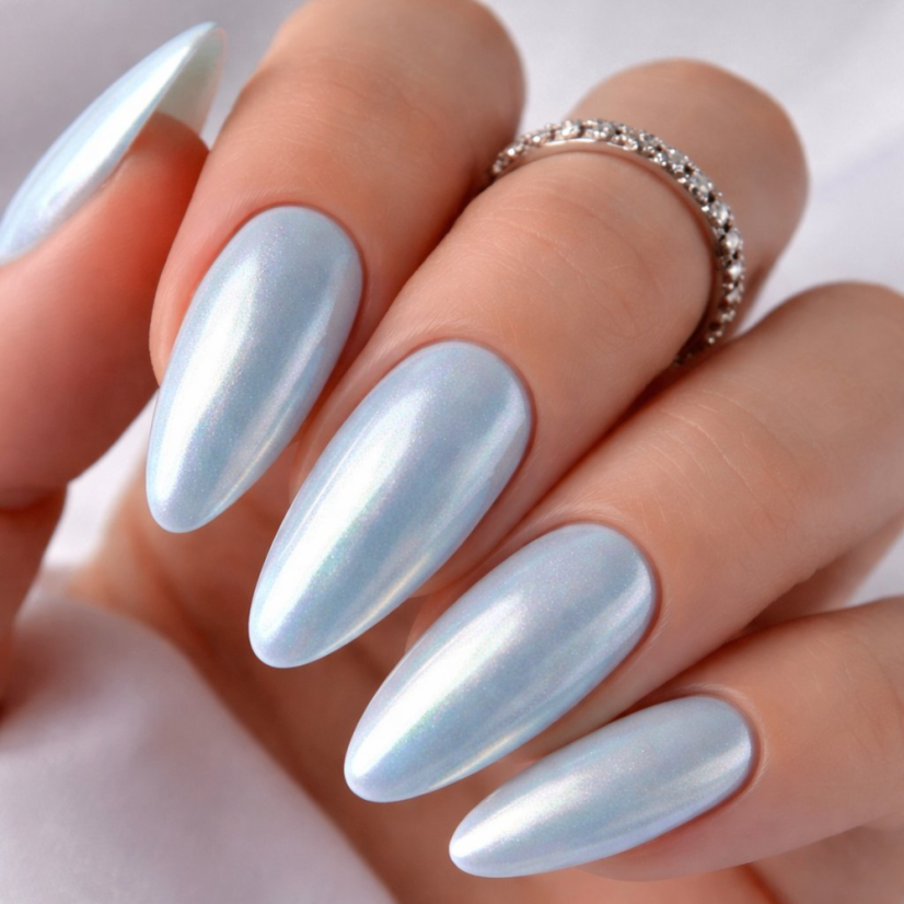 ALLEPAZNOKCIE - pudr na nehty Ice rainbow effect 5
