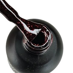 COSMONAIL Gel polish Red glitter 004, 8 ml