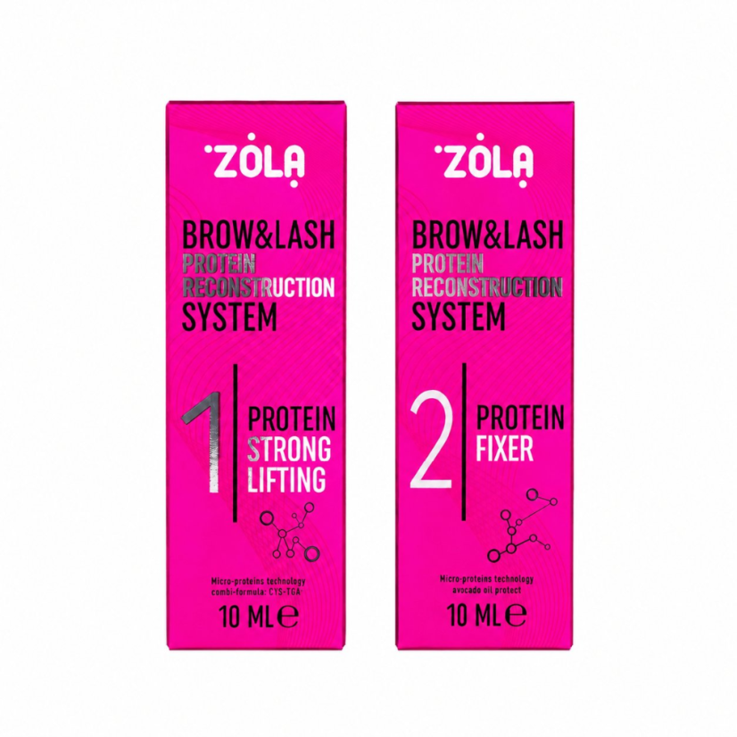 ZOLA Protein Strong Lifting&Protein Fixer Set para la laminación de pestañas y cejas