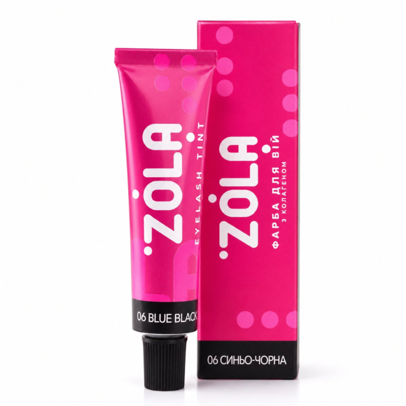 ZOLA Blue Black Barva na řasy, 15 ml