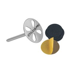 STALEKS Pododisk L, PDLSET-25 - dlouhý nerezový disk na pedikúru 25 mm