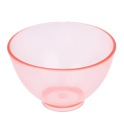 Peach silicone bowl, size S