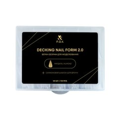 F.O.X - moldes superiores para extensiones de uñas Almendra, 120 uds.