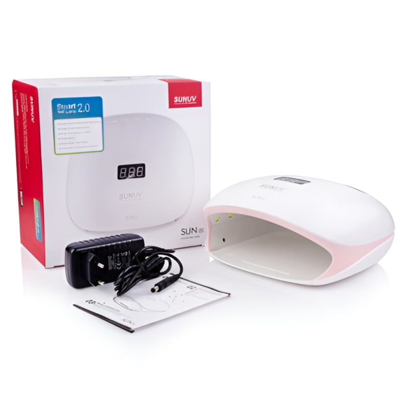 SUNUV LED/UV lampa  na nehty Sun 4S 48 W, růžovo bílá - original
