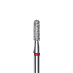 STALEKS – Fresa de diamante, cilindro redondeado, roja 23/8, FA30R023/8