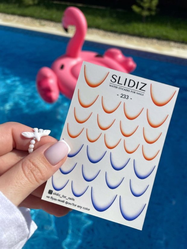 SLIDIZ - Pegatina para uñas francesas 233