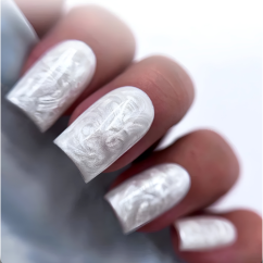 COSMONAIL Gel Polish Silk 006 Pure White Pearl, 8 ml