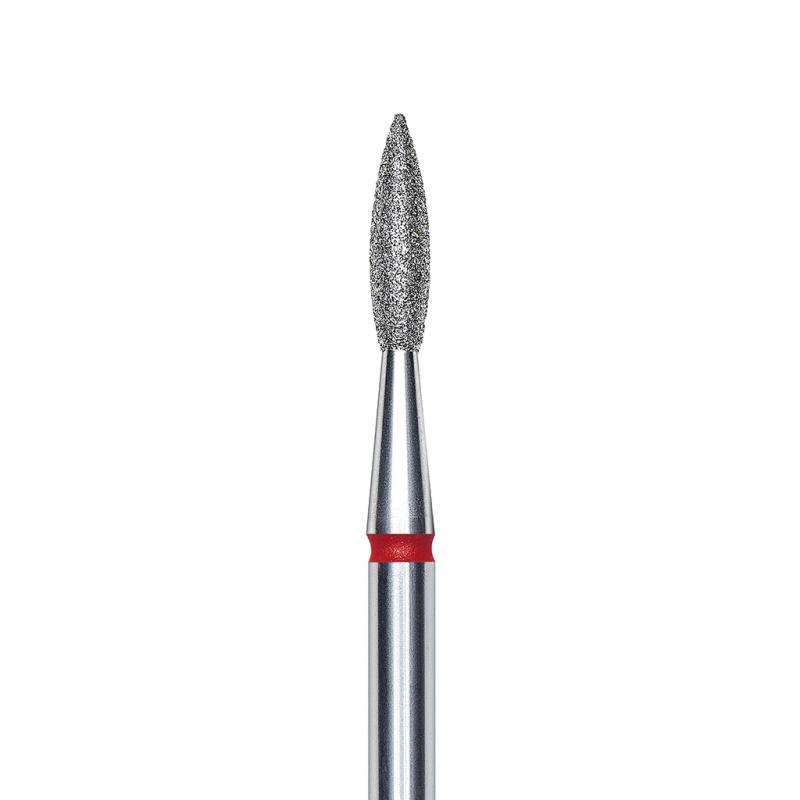 STALEKS - fréza diamantová 2,1/8 mm, plamínek ostrý jemný