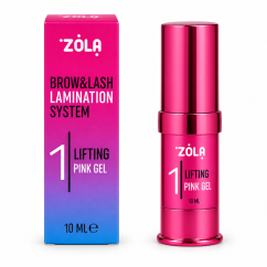 ZOLA Color Lab Lifting Pink Gel 01 Delineador de pestañas y cejas, 10 ml