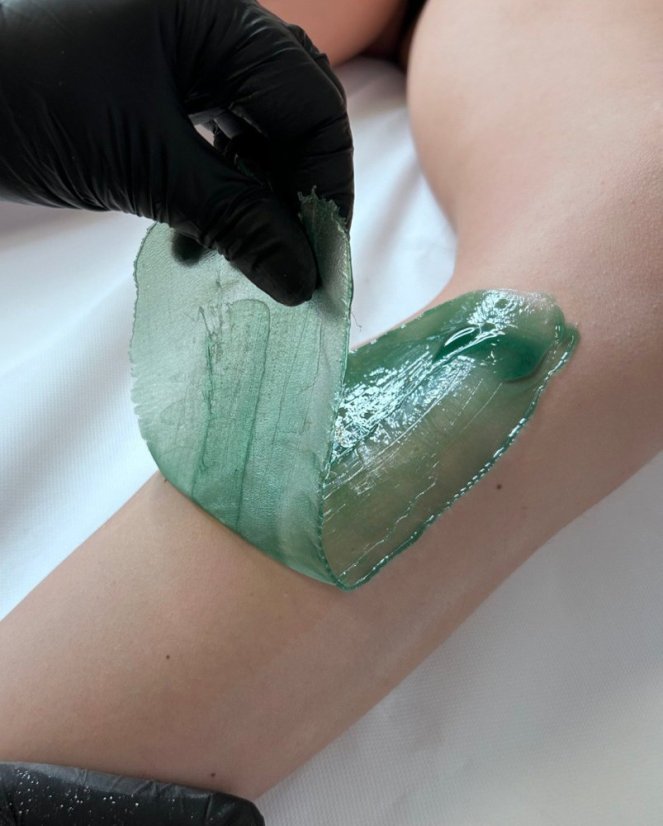 ITALWAX Depilační sada – vosk roll-on Aloe + pásky 100 ks + olej 100 ml