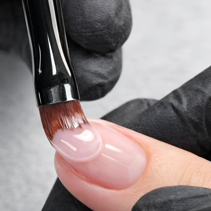 BAFI Set de pinceles para gel Oval y Liner  - 2 pc