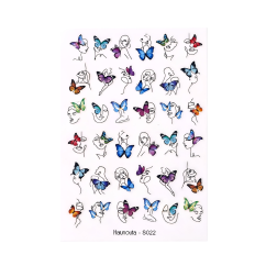 BORN PRETTY Pegatinas de uñas 3D S022