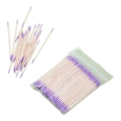 Dřevěné tyčinky oboustranné fialové, 100 ks