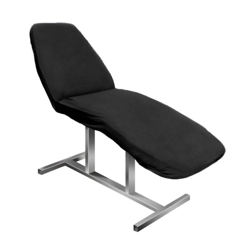 ACTIVESHOP Potah na kosmetické lehátko velurový, černý